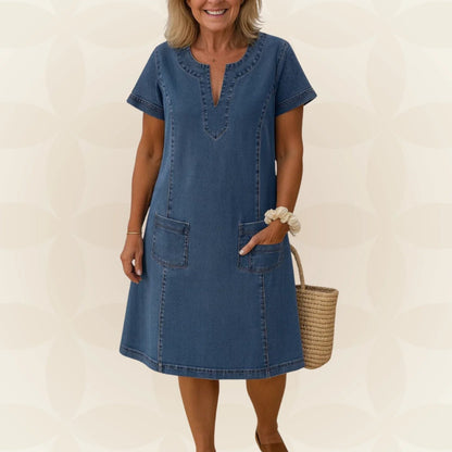 Seraphina | Casual Pocket Shift Dress