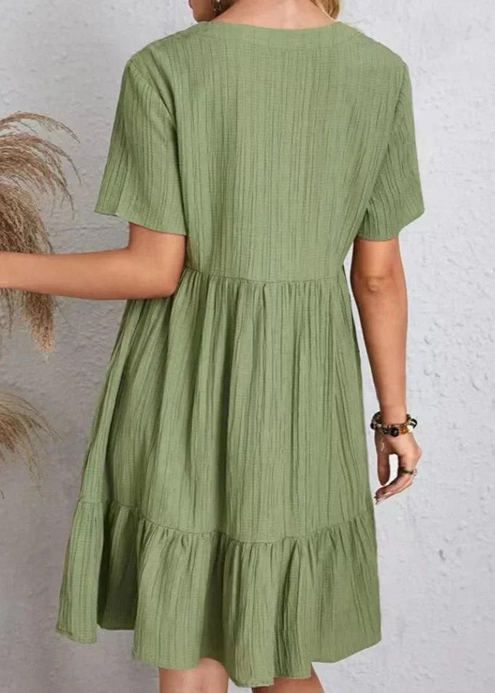 Elowen | Elegant Ribbed Mini Dress