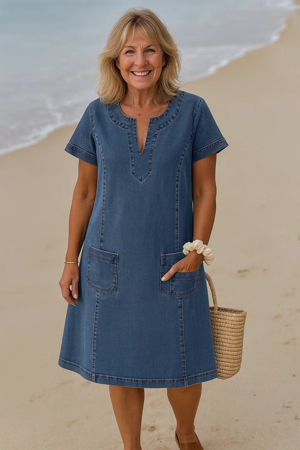 Seraphina | Casual Pocket Shift Dress