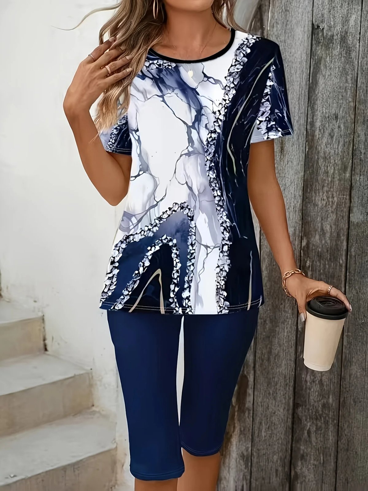 Aveline | Printed Two-Piece Set