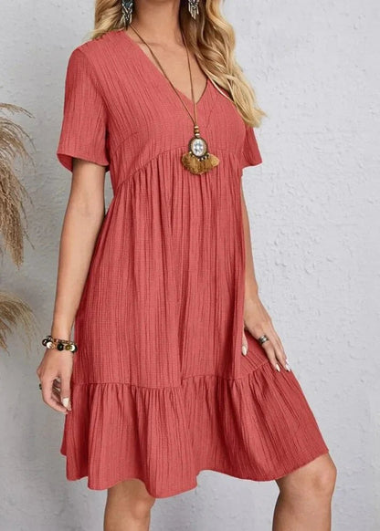 Elowen | Elegant Ribbed Mini Dress