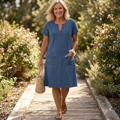 Seraphina | Casual Pocket Shift Dress