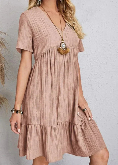 Elowen | Elegant Ribbed Mini Dress