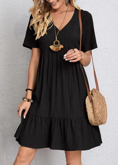 Elowen | Elegant Ribbed Mini Dress
