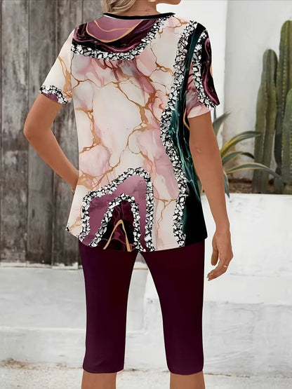 Aveline | Printed Two-Piece Set