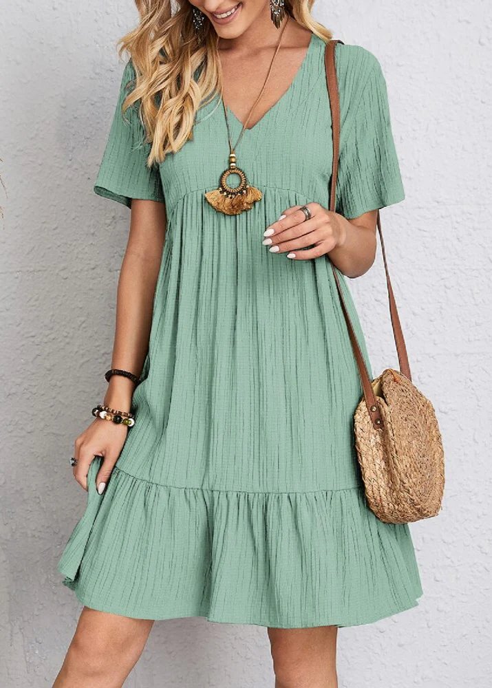 Elowen | Elegant Ribbed Mini Dress