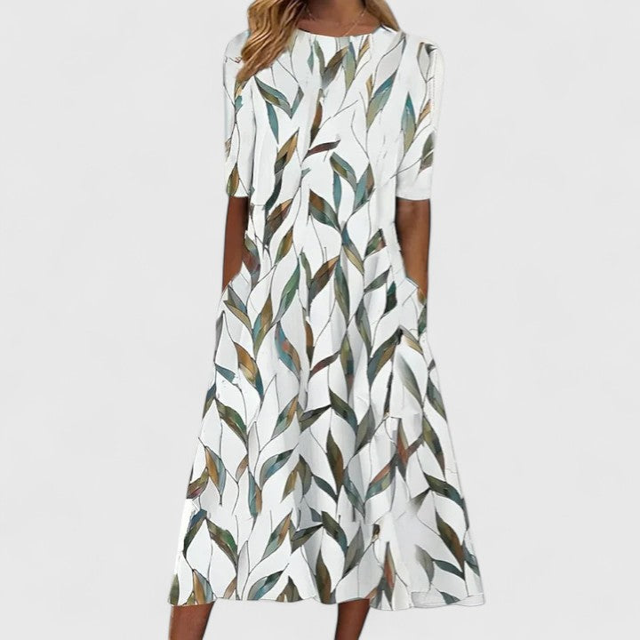 Sarah - Elegant Midi Dress
