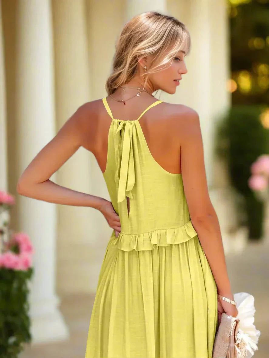 Lily | Elegant Tiered Pocket Maxi