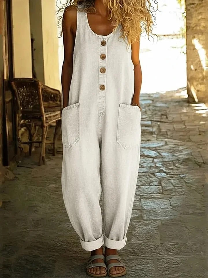 Saylor | Washed Denim Overalls