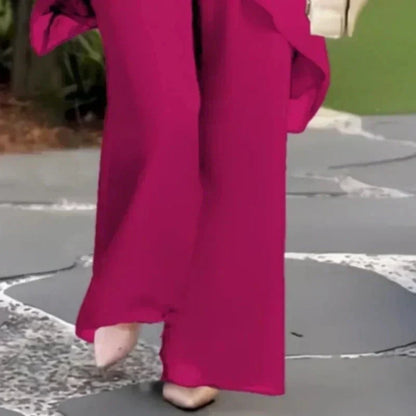 Evelyn | Draped Pants Suit