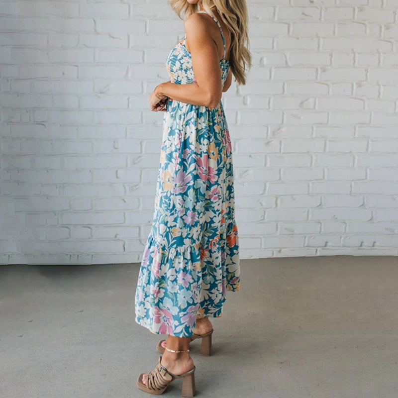 Ermina | Smocked Bodice Maxi Dress