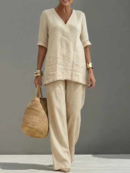 Brianna | Comfortable Blouse and Pant Set