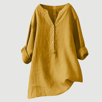 Freya | Comfortable Button-Up Shirt