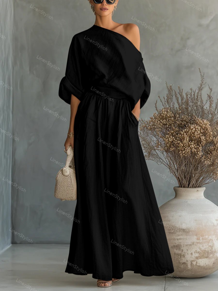 Savannah | Casual Strapless Chic Set