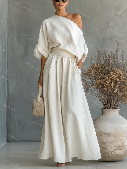 Savannah | Casual Strapless Chic Set