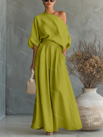Savannah | Casual Strapless Chic Set
