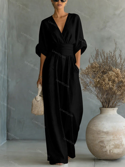 Brooklyn | Casual V-Neck Jumpsuit