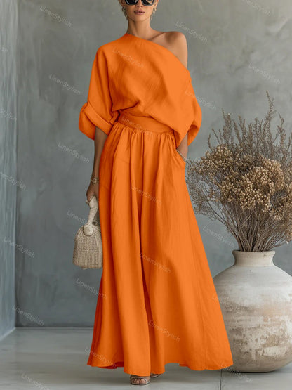 Savannah | Casual Strapless Chic Set