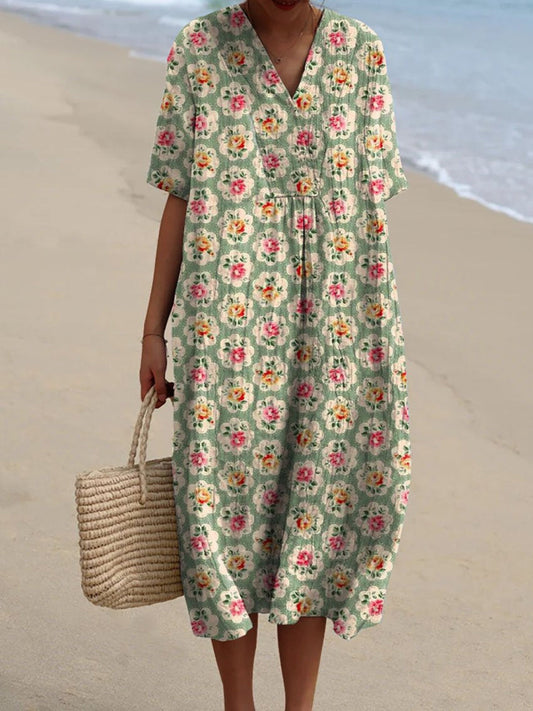 Femke - Vintage Floral Dress