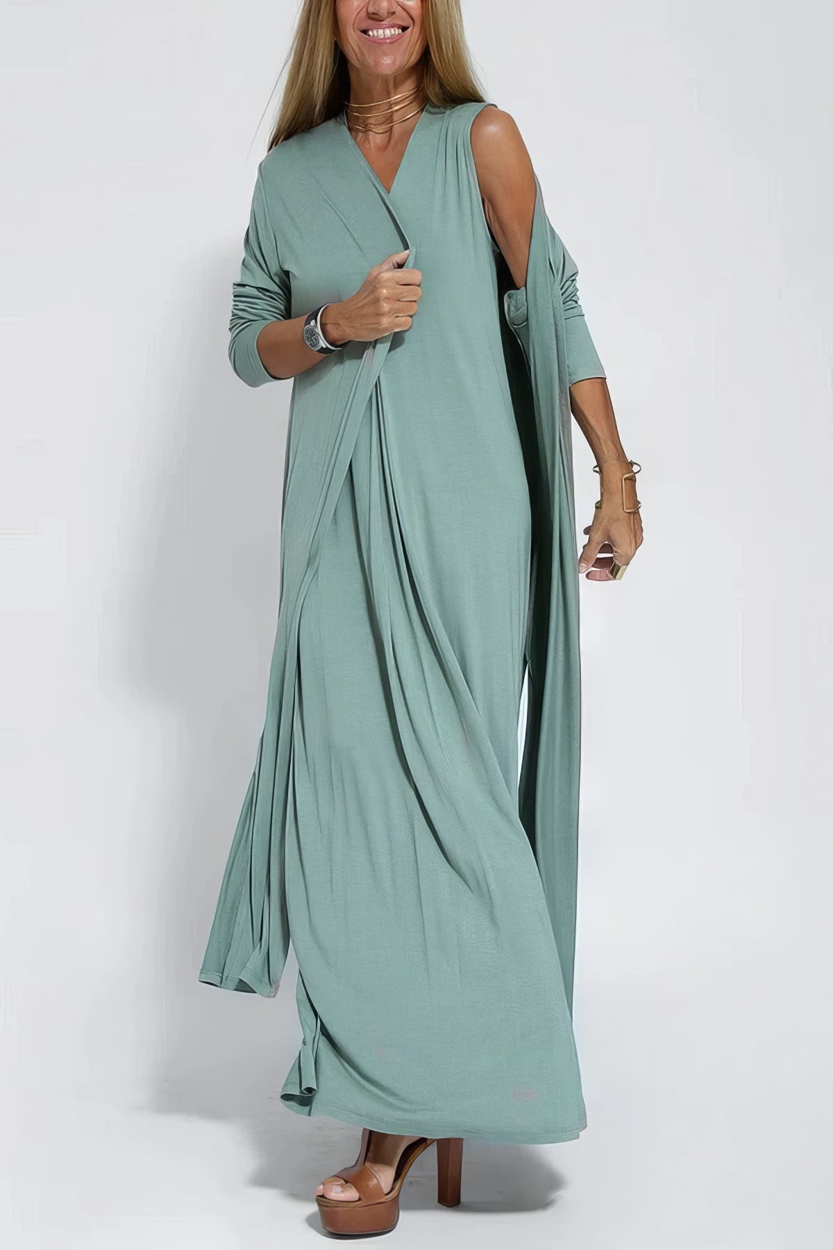 Elena™ | Natalia Dress  Cardigan Set