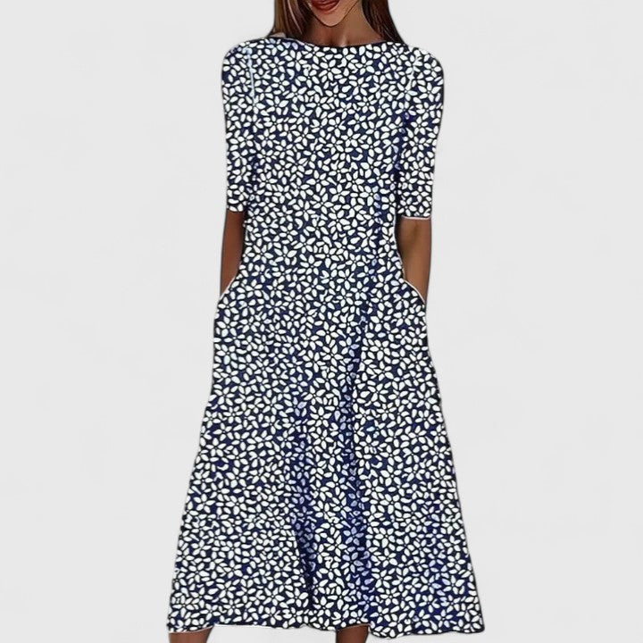 Sarah - Elegant Midi Dress